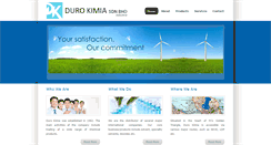 Desktop Screenshot of durokimia.com.my